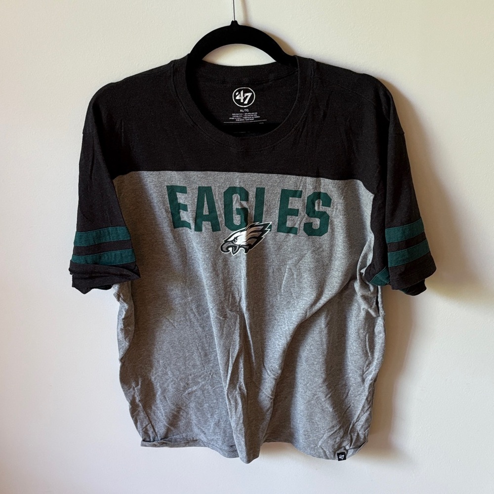 47 Black and Gray Eagles Women's Tee